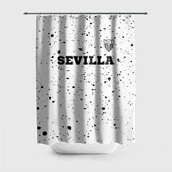 Шторка для душа Sevilla sport на светлом фоне посередине, цвет: 3D-принт