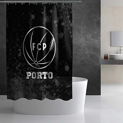 Шторка для душа Porto sport на темном фоне, цвет: 3D-принт — фото 2