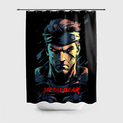Шторка для душа Веном Снейк Metal gear game, цвет: 3D-принт