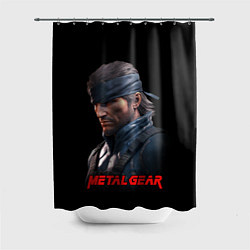 Шторка для душа Веном Снейк из игры Metal gear, цвет: 3D-принт