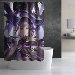 Шторка для душа Honkai Star Rail Herta, цвет: 3D-принт — фото 2