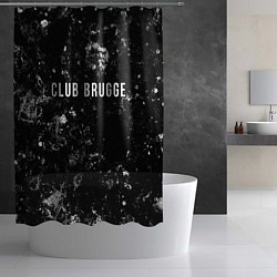 Шторка для душа Club Brugge black ice, цвет: 3D-принт — фото 2