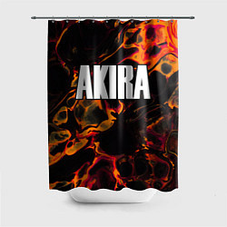 Шторка для душа Akira red lava, цвет: 3D-принт