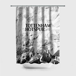 Шторка для душа Tottenham white graphite, цвет: 3D-принт