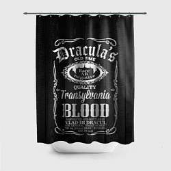 Шторка для душа Дракула - качественная кровь, цвет: 3D-принт