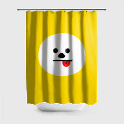 Шторка для душа BT21 - Chimmy, цвет: 3D-принт