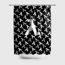 Шторка для душа Half liife logo pattern, цвет: 3D-принт