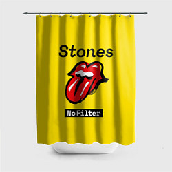 Шторка для душа Stones no filter, цвет: 3D-принт
