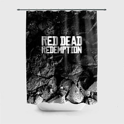 Шторка для душа Red Dead Redemption black graphite, цвет: 3D-принт