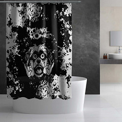 Шторка для душа My Chemical Romance рок пес, цвет: 3D-принт — фото 2