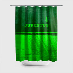 Шторка для душа Juventus - green gradient посередине, цвет: 3D-принт