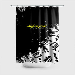 Шторка для душа Cyberpunk 2077 japan, цвет: 3D-принт