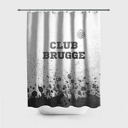 Шторка для душа Club Brugge - white gradient посередине, цвет: 3D-принт