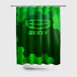 Шторка для душа Geely - green gradient, цвет: 3D-принт