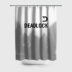 Шторка для душа Deadlock glitch на светлом фоне посередине, цвет: 3D-принт