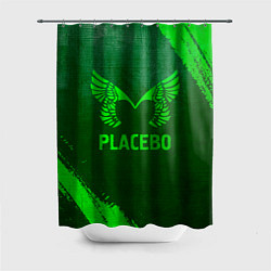 Шторка для душа Placebo - green gradient, цвет: 3D-принт