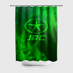 Шторка для душа JAC - green gradient, цвет: 3D-принт