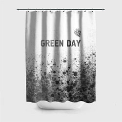 Шторка для ванной Green Day - white gradient посередине