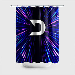 Шторка для душа Deadlock neon energy, цвет: 3D-принт