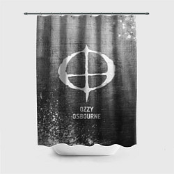 Шторка для душа Ozzy Osbourne - grey gradient, цвет: 3D-принт