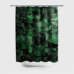 Шторка для душа Высокотехнологичный камуфляж, цвет: 3D-принт