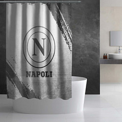 Шторка для душа Napoli - white gradient, цвет: 3D-принт — фото 2