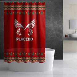 Шторка для душа Placebo new year, цвет: 3D-принт — фото 2