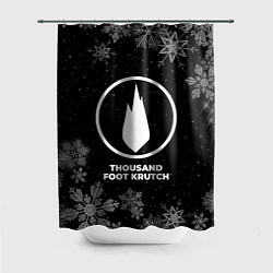 Шторка для душа Снежный Thousand Foot Krutch, цвет: 3D-принт