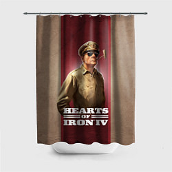 Шторка для душа Hearts of Iron IV, цвет: 3D-принт