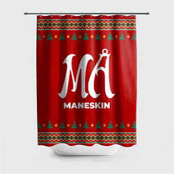 Шторка для душа Maneskin new year, цвет: 3D-принт