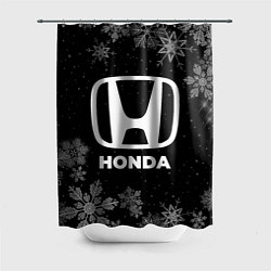 Шторка для душа Снежный Honda, цвет: 3D-принт