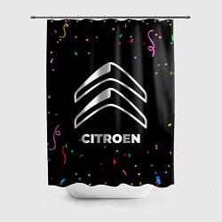 Шторка для душа Citroen конфети, цвет: 3D-принт