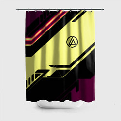 Шторка для душа Linkin park geometry steel, цвет: 3D-принт