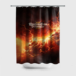 Шторка для душа Kingdom Come Deliverance 2 logo, цвет: 3D-принт