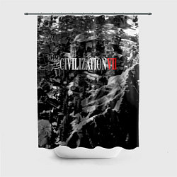 Шторка для душа Civilization VII, цвет: 3D-принт
