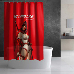 Шторка для душа Все дуреют с этих ассасинов, цвет: 3D-принт — фото 2