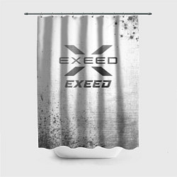 Шторка для душа Exeed - white gradient, цвет: 3D-принт
