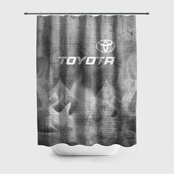 Шторка для душа Toyota - grey gradient посередине, цвет: 3D-принт