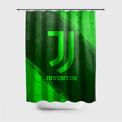 Шторка для душа Juventus - green gradient, цвет: 3D-принт