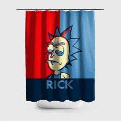 Шторка для душа Rick pop art, цвет: 3D-принт