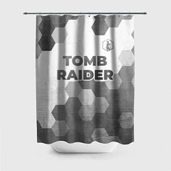 Шторка для душа Tomb Raider - white gradient посередине, цвет: 3D-принт