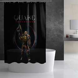 Шторка для душа Quake champions - Ranger, цвет: 3D-принт — фото 2