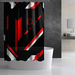 Шторка для душа Nirvana текстура полосы, цвет: 3D-принт — фото 2