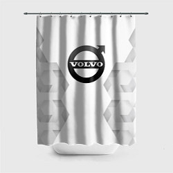 Шторка для душа Volvo white poly, цвет: 3D-принт
