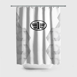 Шторка для душа FAW white poly, цвет: 3D-принт