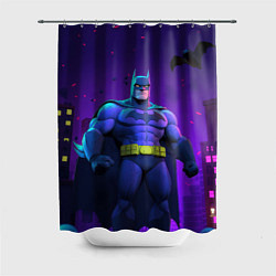 Шторка для душа Бэтмен объемная модель, цвет: 3D-принт