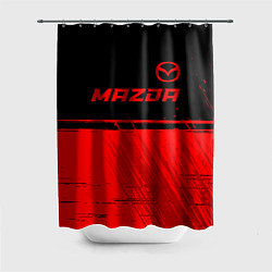 Шторка для ванной Mazda - red gradient посередине