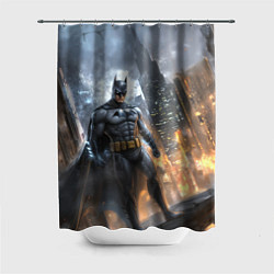 Шторка для душа Бэтмен - старый стиль, цвет: 3D-принт