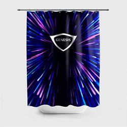 Шторка для душа Genesis neon energy, цвет: 3D-принт