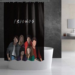 Шторка для душа Friends - Central park, цвет: 3D-принт — фото 2